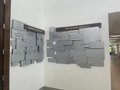 Donation and Recognition Signs Photo